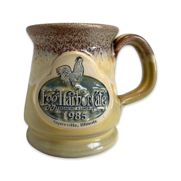 Deneen Pottery Egg Harbor Cafe 1985 Coffee Mug - Picture 1 of 8